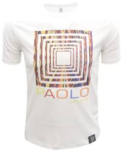 Paolo Deluxe® T-Shirt Frame White/Multicolore (3XL) von Paolo Deluxe