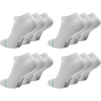 Paolo Renzo Sneakersocken Geruchshemmend (12-Paar) Atmungsaktive Unisex Sneaker Socken aus hochwertiger Bambus Viskose von Paolo Renzo