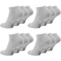 Paolo Renzo Sneakersocken für Herren und Damen (12-Paar) Atmungsaktive Unisex Sneaker Socken aus hochwertiger Baumwolle von Paolo Renzo