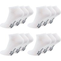 Paolo Renzo Sneakersocken für Herren und Damen (12-Paar) Atmungsaktive Unisex Sneaker Socken aus hochwertiger Baumwolle von Paolo Renzo