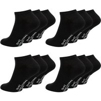 Paolo Renzo Sneakersocken für Herren und Damen (12-Paar) Atmungsaktive Unisex Sneaker Socken aus hochwertiger Baumwolle von Paolo Renzo