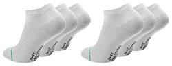 Paolo Renzo Unisex Bambus Sneaker Socken 6 Paar Bambus Sneakersocken für Damen und Herren Kurze Socken Geruchshemmend Größe 35/38 Hellgrau von Paolo Renzo