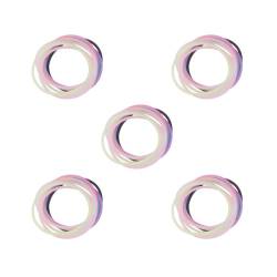 5 Set 10 Stück Elastische Silikon Frauen Mädchen Haar Seil Armband Armreifen Verschiedene Farben von Paowsietiviity