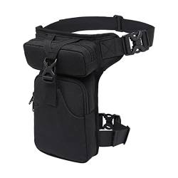 Taille Beintasche Tasche für Wandern Klettern Casual Daypack Stylish Black, 28 x 13 x 38 cm, Schwarz, 28 x 13 x 38 cm, 28 x 13 x 38 cm, Als Beschreibung von Paowsietiviity