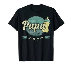 Herren Frischgebackener Papa 2023, Baby Geburt Papa 2023 T-Shirt von Papa 2023 - Content Design Studio