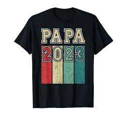 Papa 2023, Frischgebackener Papa 2023, Baby Geburt T-Shirt von Papa 2023 - Content Design Studio