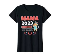 Mama 2023 Loading - Werdende Mütter Baby Mutter - Damen T-Shirt von Papa 2023 & Mama 2023 - Werdende Eltern