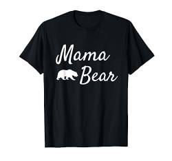 Mama Bear Tee Women Christmas Papa Bear Mama Bear Baby Bear T-Shirt von Papa Bear Mama Bear Tshirt Family Matching Shirt