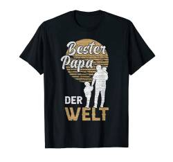 Herren Papa, 2 Kinder, Bester Papa der Welt, Papa Vatertag T-Shirt von Papa - Content Design Studio
