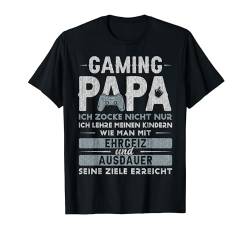 Lustiger Spruch, Vater Kinder, Vatertag, Gaming Papa T-Shirt von Papa - Content Design Studio