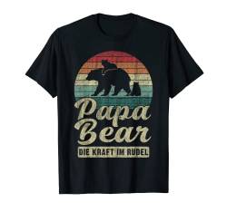 Papa Bear, 2 Bären-Welpen, Papa 2 Kinder, Vatertag, Bär T-Shirt von Papa - Content Design Studio