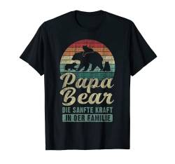 Papa Bear, 3 Bären-Welpen, Papa 3 Kinder, Vatertag, Bär T-Shirt von Papa - Content Design Studio