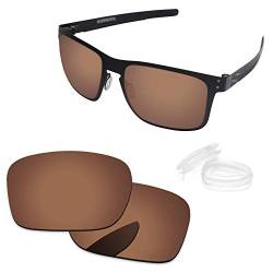 PapaViva Ersatzgläser und Nasenpads für for Oakley Holbrook Metal OO4123 von PapaViva