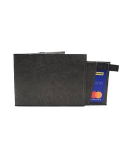 Paprcuts RFID Pro Portemonnaie | Kartenetui mit RFID Schutz für 12 Karten, Scheine & Münzen | Vegan | Wasserabweisend & Reißfest | (Just Black 2.0.) von Paprcuts