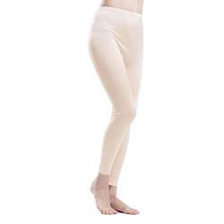 Paradise Silk Damenunterwäsche, reine Seide, lange Unterhose - Beige - Mittel von Paradise Silk