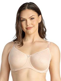 Parfait Pearl P60921 Damen-BH, Nicht gepolstert, nahtlos, Minimizer, volle Büste, Cameo Rose, 85J von Parfait