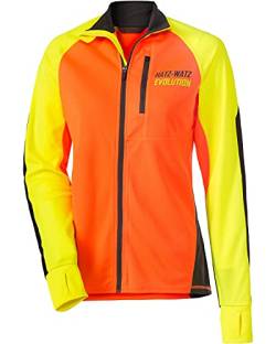 Parforce Damen Funktions-Midlayer MAIS Hatz-Watz Signalorange/Signalgelb M von Parforce