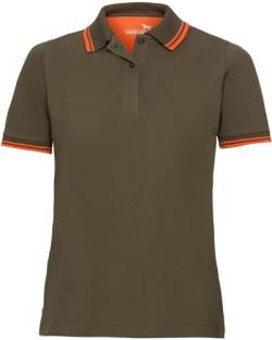 Parforce Damen Poloshirt Oliv/Orange L von Parforce