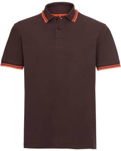 Parforce Poloshirt Braun/Orange M von Parforce