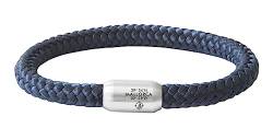 Mallorca Segeltau Armabnd | Magnetverschluss | Gravur Schriftzug Koordianten Kompass | Unisex | 8 cm Durchmesser | Stilvoll | Einzigartig | Paracord (Deep Ocean, 20.00) von Paris Montana