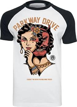 Parkway Drive Devil Tricks Männer T-Shirt schwarz/weiß M von Parkway Drive