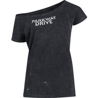 Parkway Drive T-Shirt - Smoke Skull - S bis XXL - für Damen - Größe L - dunkelgrau  - Lizenziertes Merchandise! von Parkway Drive