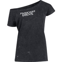 Parkway Drive T-Shirt - Smoke Skull - S bis XXL - für Damen - Größe M - dunkelgrau  - Lizenziertes Merchandise! von Parkway Drive