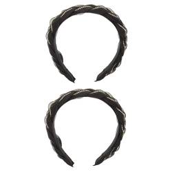 Parliky 2st Organza Stirnband Modische Stirnbänder Für Frauen Gepolstertes Stirnband Funkelnde Stirnbänder Juwelenbesetzte Stirnbänder Für Strasssteine Plastik Blütenkopf von Parliky