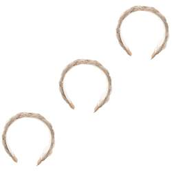 Parliky 3st Organza Stirnband Verzierte Stirnbänder Für Damen Geschwollene Stirnbänder Modische Stirnbänder Für Frauen Organza-stirnband Funkeln Strasssteine Fräulein Weben Tuch von Parliky