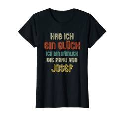 Damen JOSEF TShirt Lustig Spruch Name Hochzeit Hochzeitstag T-Shirt von Partner Hochzeit Designs mit lustigem Spruch