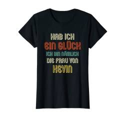 Damen KEVIN TShirt Lustig Spruch Name Hochzeit Hochzeitstag T-Shirt von Partner Hochzeit Designs mit lustigem Spruch