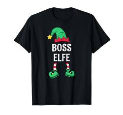 Boss Elfe Partnerlook Familien Weihnachten Frauen Mädchen T-Shirt von Partnerlook Weihnachten Familien Outfits by KaMi