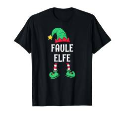 Faule Elfe Partnerlook Familien Outfit Frauen Weihnachten T-Shirt von Partnerlook Weihnachten Familien Outfits by KaMi