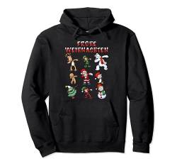 Männer Dabbing Weihnachtsmann Kinder Weihnachten Geschenk Pullover Hoodie von Partnerlook Weihnachten Familien Outfits by KaMi