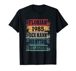 Herren 37 Jahre Geburtstag Florian Mann Lustiges Geburtstagsoutfit T-Shirt von Party Geburtstagsgeschenk Geschenkidee Deko 1985