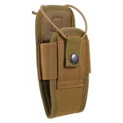 PartyKindom Walkie- -Tasche Radiohalter für den Außenbereich Transceiver-Tasche Army Tasche Armee Tasche Taillengürtel für Männer Lederleine Walkie-Talkies-Oxford- Radiogehäuse von PartyKindom