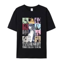 Partymall 1989 𝖳aylor T-Shirt für Damen (DE/NL/SE/PL, Alphanumerisch, L, Regular, Regular, Black) von Partymall