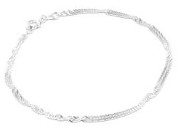 Pasionista Damen Silberarmband | 13 cm | 925 Sterling Silber | mit Geschenketui | Armband Damen Mädchen | Made in Pforzheim/Germany von Pasionista