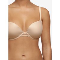 Passionata® Nais Push-up-BH, glatte Cups, Tüll-Detail, für Damen, beige, 80D von Passionata