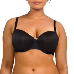 Passionata GEORGIA, Außenträger Memory Foam-BH, Damen Unterwäsche, Schwarz, 70D von Passionata