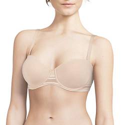 Passionata RHYTHM, Bandeau T-Shirt-BH, Damen Unterwäsche, Dune, 70D von Passionata