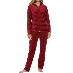 Pastunette - Nikki - Homewear Anzug (44 Dark Red) von Pastunette