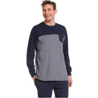 Pastunette Pyjamaoberteil Herren Schlafanzug Oberteil mit langem Arm (1-tlg) Mix und Match von Pastunette