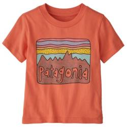 Patagonia - Baby Fitz Roy Skies - T-Shirt Gr 12 Months rot von Patagonia