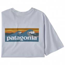Patagonia - Boardshort Logo Pocket Responsibili-Tee - T-Shirt Gr S grau von Patagonia