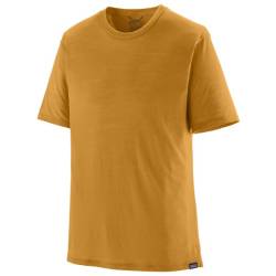 Patagonia - Cap Cool Merino Shirt - Merinoshirt Gr M gelb/braun von Patagonia
