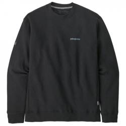 Patagonia - Fitz Roy Icon Uprisal Crew Sweatshirt - Pullover Gr L schwarz von Patagonia