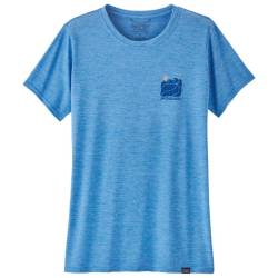 Patagonia - Women's Cap Cool Daily Graphic Shirt Waters - Funktionsshirt Gr S blau von Patagonia