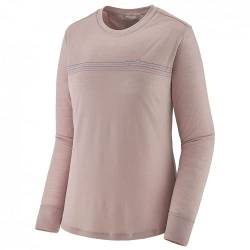 Patagonia Women's Long-Sleeved Cap Cool Merino Shirt Fitz Roy Fader: Stingray Mauve (as3, Numeric, Numeric_34, Numeric_36, Regular, Regular) von Patagonia