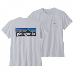 Patagonia - Women's P-6 Logo Responsibili-Tee - T-Shirt Gr S grau von Patagonia